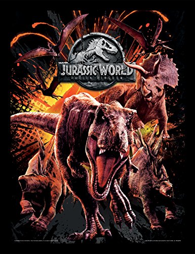 Jurassic World Fallen Kingdom (Montage) Framed 30 x 40cm Print