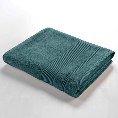 Douceur d'Intérieur, Bath Towel 90 x 150 cm Tendresse Storm Plain Terry 100% Cotton