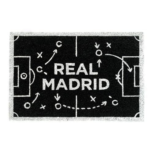 Grupo Erik Door Mat - Real Madrid Gifts - 15.7 x 23.6 in - 40 x 60 cm Coconut Coir, Waterproof, Non Slip Door Mats Indoor & Outdoor - Football Gifts, Real Madrid Merchandise