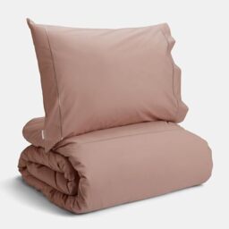 Bianca Plain Dyed Rose Tan Bed Sheet Set 90 cm 100% Cotton Percale