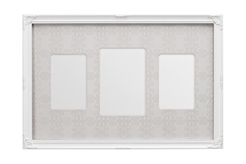 Premier Housewares Multi-Photo Frame for 3 Photos, White