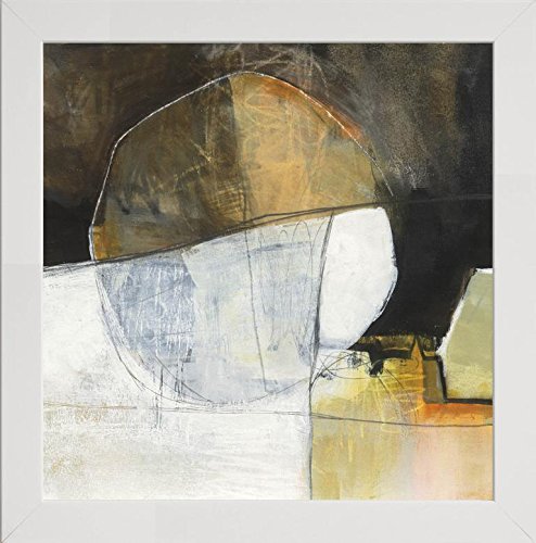 Frame Company Watson Range Abstract Pebble V by Jane Davies, Photo Frame - 5 x 5 Inches, White