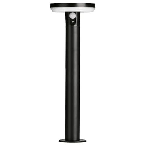4lite Antheia Solar Outdoor Bollard Light (Anthracite) 260lm Motion Sensored IP54 Rated Exterior Garden Light - 4L2/6015-4Yr Guarantee