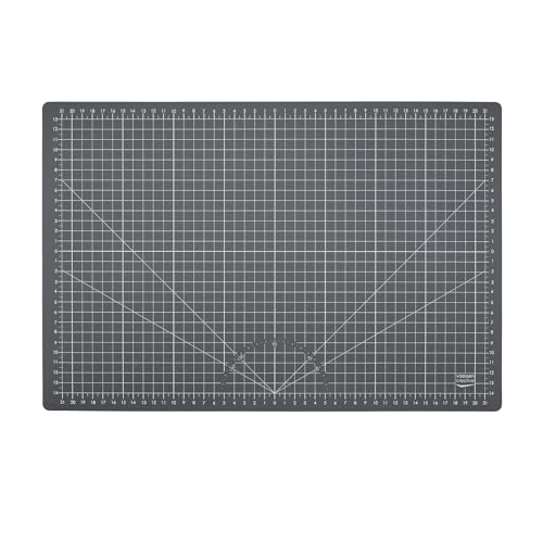 Vaessen Creative Self-Healing Cutting Mat A3 - Double-Sided with Grid - Markings for card sizes and angles, For card making, Scrapbooking, Journaling