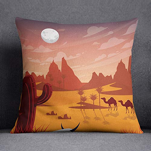 Questo Casa Decorative Cushion Cover, Cushion Cover, Home Decoration, for Sofa, Coffee, Size: 45 x 45 cm – Designed and Made in Türkiye