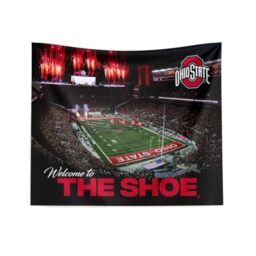 "Northwest NCAA Ohio State Buckeyes Wall Hanging Tapestry, 34"" x 40"", The Shoe"