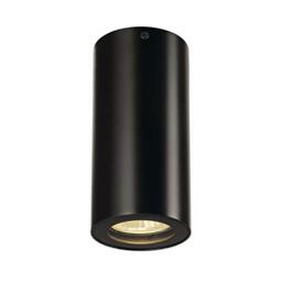 SLV Ceiling-Mounted Light Enola_B CL-1 / spot, floodlight, Ceiling Spotlight, Ceiling Light, Surface-Mounted Light, Indoor Lighting / GU10 35W Black