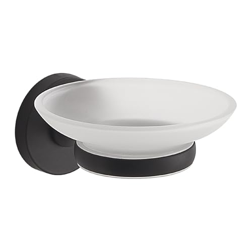 Gedy Felce Plus Matte Black Wall Soap Dish