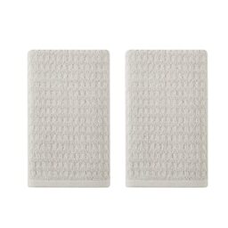 Tommy Bahama Hand Towel Set Highly Absorbent Cotton Bathroom Decor, Low Linting & Fade Resistant, 2 Piece, Northern Pacific Light Brown