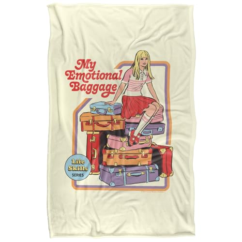 Steven Rhodes My Emotional Baggage Silky Touch Super Soft Throw Blanket 91 X 147 Cm