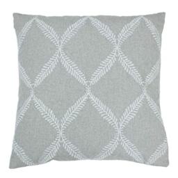 Paoletti Olivia Polyester Filled Cushion, Grey, 45 x 45cm