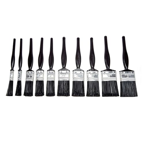 Lynwood Mega Value Brush Set - Pack of 10 - BR214, Black, 10 Pack