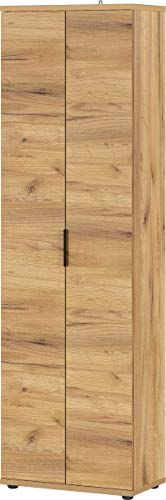 GERMANIA DIE MÖBELMACHER Wardrobe, Engineered Wood, Navarra Oak, 59 x 199 x 34 cm