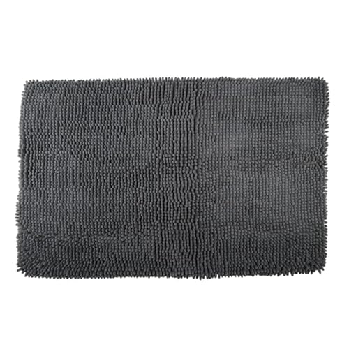 Dirt Devil Indoor Doormat 50 x 80 cm - Dirt Trapper Mat Indoor with Non-Slip Underside - Doormat for Pets - Grey