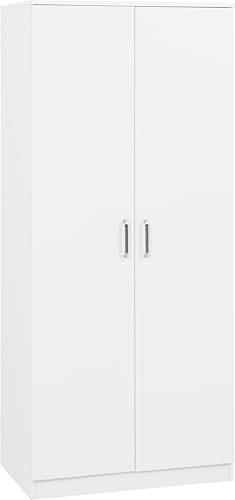 Seconique Dakota 2 Door Wardrobe in White