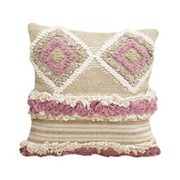 Belssia Bohi Denali Cushion, COTTON, multicoloured, 45 x 45 x 17 cm