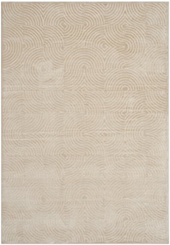 Safavieh Transitional Indoor Woven Rectangle Area Rug, Paradise Collection, PAR340, in Stone, 79 X 122 cm for Living Room, Bedroom or Any Indoor Space