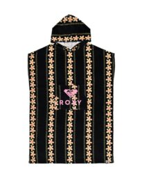 Roxy Stay Magical Printed - Poncho Towel - Women - Black