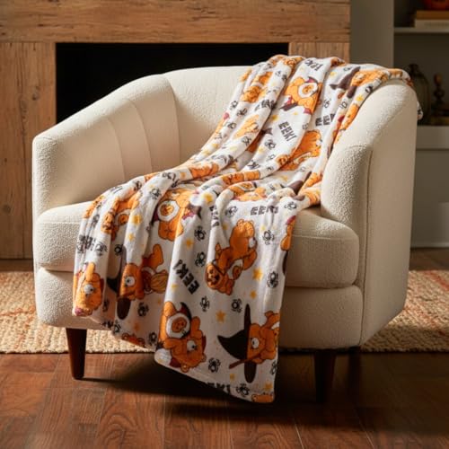 Franco - Super Soft & Comfortable Blanket 46 x 60 Inches Officially Licensed Product - Retro Barney Collectable