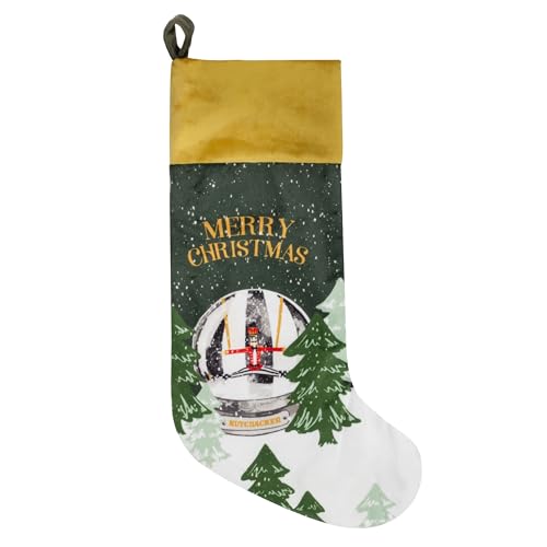 furn. Showtime Printed Velvet Xmas Stocking