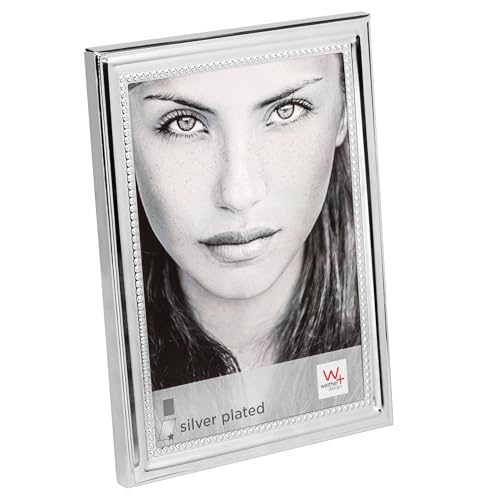walther design Elodie BM520S Picture Frame, Portrait Frame, 15 x 20 cm, Silver