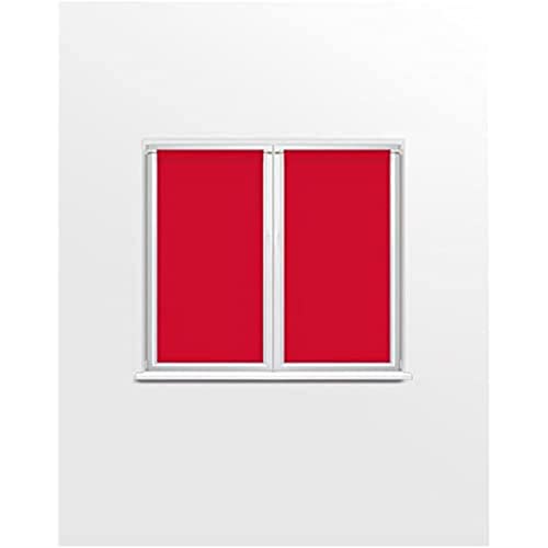 DOLLY pair of brise-bise curtains 70x90 cm, red