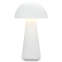 Briloner - LED Table Lamp, Rechargable Lamp, Night Light, Dimmable Mushroom Lamps, Touch Bedside Lamps, Desk Lamp, IP44, Cordless Light, LED Outdoor Camping Light, Garden Lights, 28 x16 cm, White