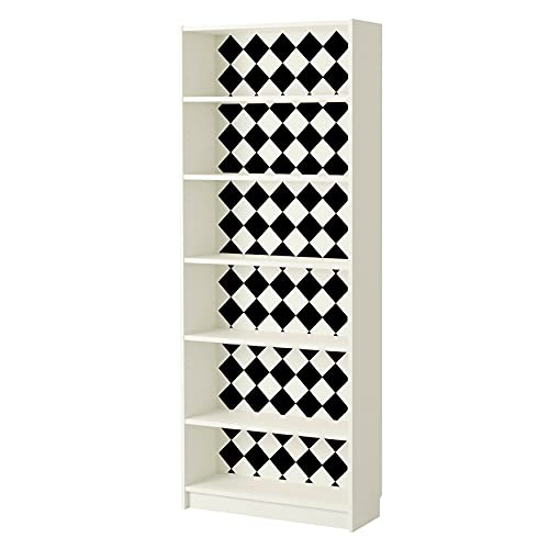WALPLUS Diamonds Pattern Wall Stickers, Vinyl, Multi-Colour, 7.6 x 63.5 x 3 cm