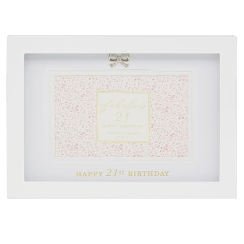 "Lesser & Pavey Hearts Design Madelaine Happy 30Th Birthday Frame 4""X6 Wooden For Photos - Stylish Frame For Home & Office - Decorative Frames For Wall & Tabletop - Memorable Gift For Women & Men"