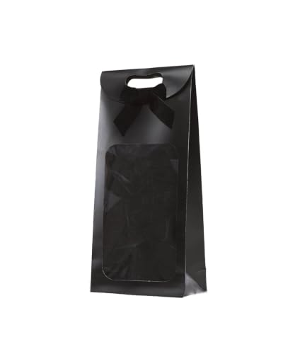Large Black Velvet Double Christmas Tree Bows, Black Bow Decorations Set of 20