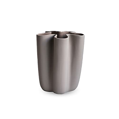 Cooee Design Tulipa Vase 20 cm Sand, Ceramic, Tulip Vase, Sand Colour