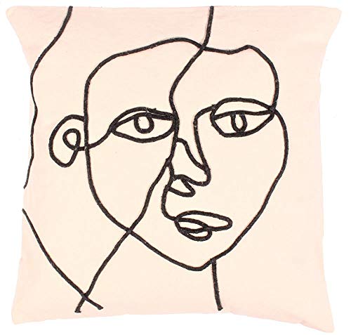 Decorative Square Cushion cover 50 x 50 cm for Home made from Cotton for Living Room Sofa Bedroom cc400