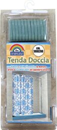 OEM SYSTEMS Plastic Shower Curtain B2^Size 180xh200cm Ten01665a