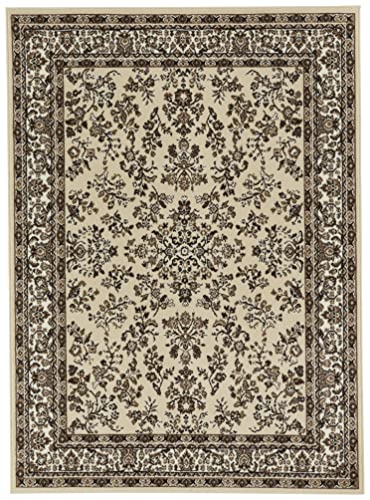 Hanse Home Design Short Pile Living Room Rug Oriental - Zabul Persian Look, Cream, 160 x 220 cm