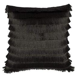Furn Flicker Polyfilled Cushion, Graphite, 45 x 45cm