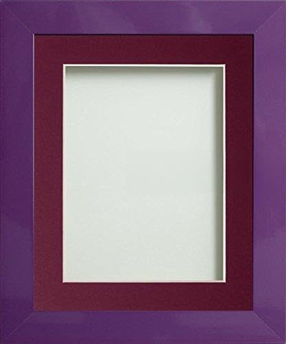 Frame Company Candy Range Purple Picture Photo Frames with Plum Mount *Choice of Colours*