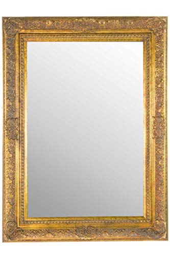 Large Very Ornate Antique Style Gold Big Wall Mirror 3Ft10 X 2Ft10 117cm X 86cm