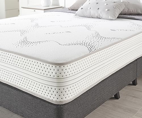 Somnior Beds Rolled Mattress, Memory Foam, White, Double