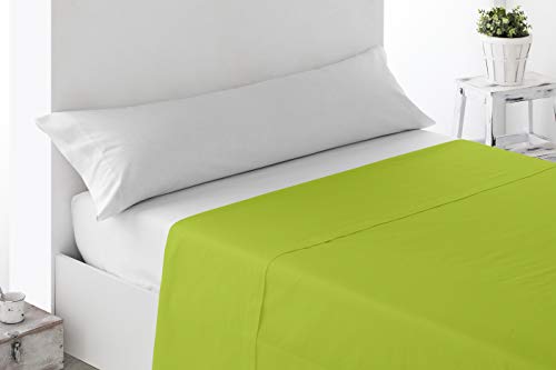 Miracle Home Soft and Comfortable 50% Polyester Pistachio Fitted Sheet 135 cm