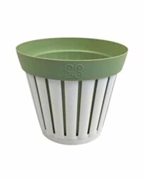 ECOPLAST S.r.l. Kreta White/Green Pot d.20, As Shown in The Picture, Come da foto