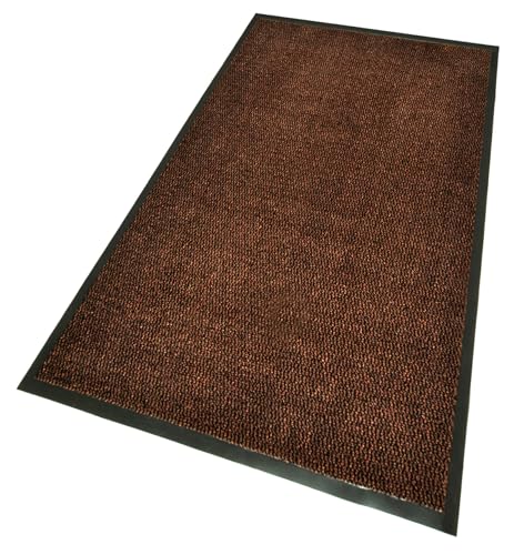 Hanse Home Faro Doormat for Indoor and Outdoor Use, 90 x 150 cm, Door Mat, Dirt Trapper Mat, Washable & Weatherproof, Non-Slip for Entrance Area & Outdoor Use, Terracotta