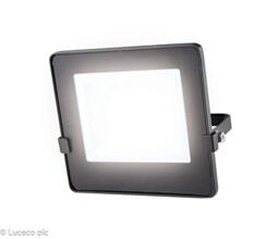 Luceco 100 W Outdoor Floodlight Black IP65 7500LM – Neutral White Lighting 4000 K