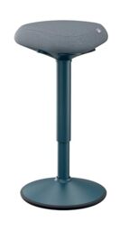 Leitz Active Wobble Standing Stool with Foam Comfort Cushion, Dark Grey