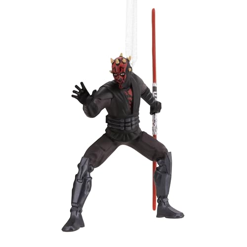 Hallmark Star Wars Darth Maul Hanging Ornament, Black and Red, Resin