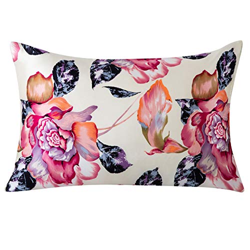SLPBABY Silk Pillowcase for Hair and Skin with Hidden Zipper Print (King, Pattern20)