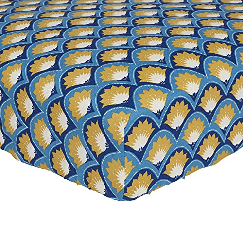 Arty Lyocell Printed Fitted Sheet