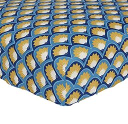 Arty Lyocell Printed Fitted Sheet