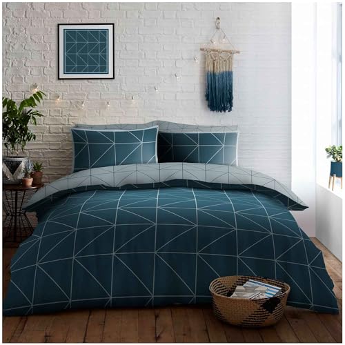 GC GAVENO CAVAILIA King Size Duvet Cover Sets With Fitted Sheet - Polycotton Complete Bedding Set With Pillow Cases
