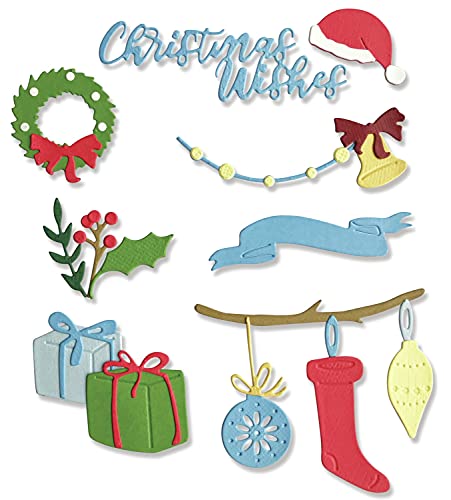 Sizzix Thinlits Die Set 20PK - Christmas Decorations, 664702