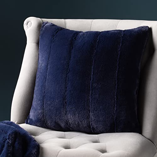 Paoletti Empress Faux Fur Feather Rich Filled Cushion